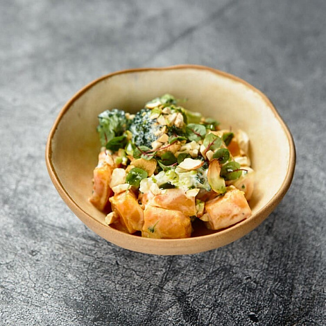 Салат с тыквой и брокколи