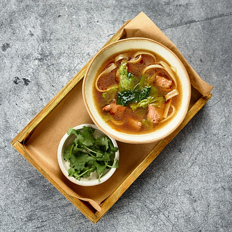 Суп с уткой и лапшой