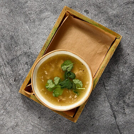 Суп Чуппе со свиными ребрышками