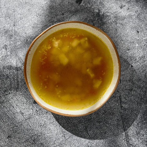 Суп куриный с рисом