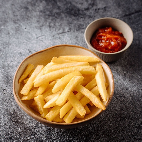 Картофель фри с  домашним кетчупом